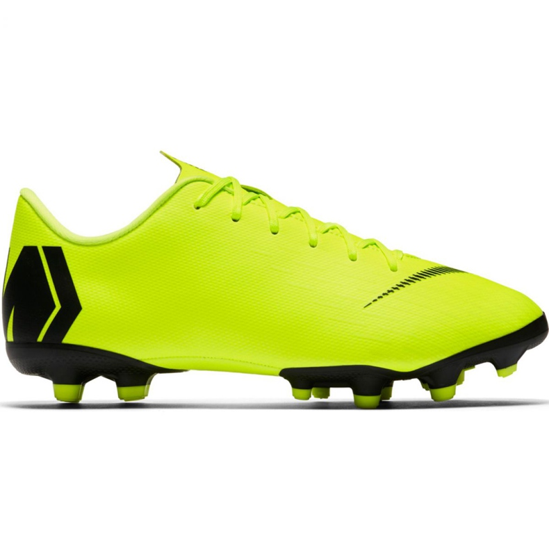 Zapatos de fútbol Nike Mercurial Vapor 12 Academy Mg Jr AH7347 701 multicolor amarillo Zapatos de fútbol Nike Mercurial Vapor 12 Academy Mg Jr AH7347 701 multicolor amarillo
