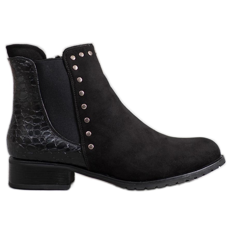 SHELOVET Botas negras de moda negro SHELOVET Botas negras de moda negro