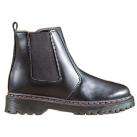 SHELOVET Botines chelsea en la plataforma negro
