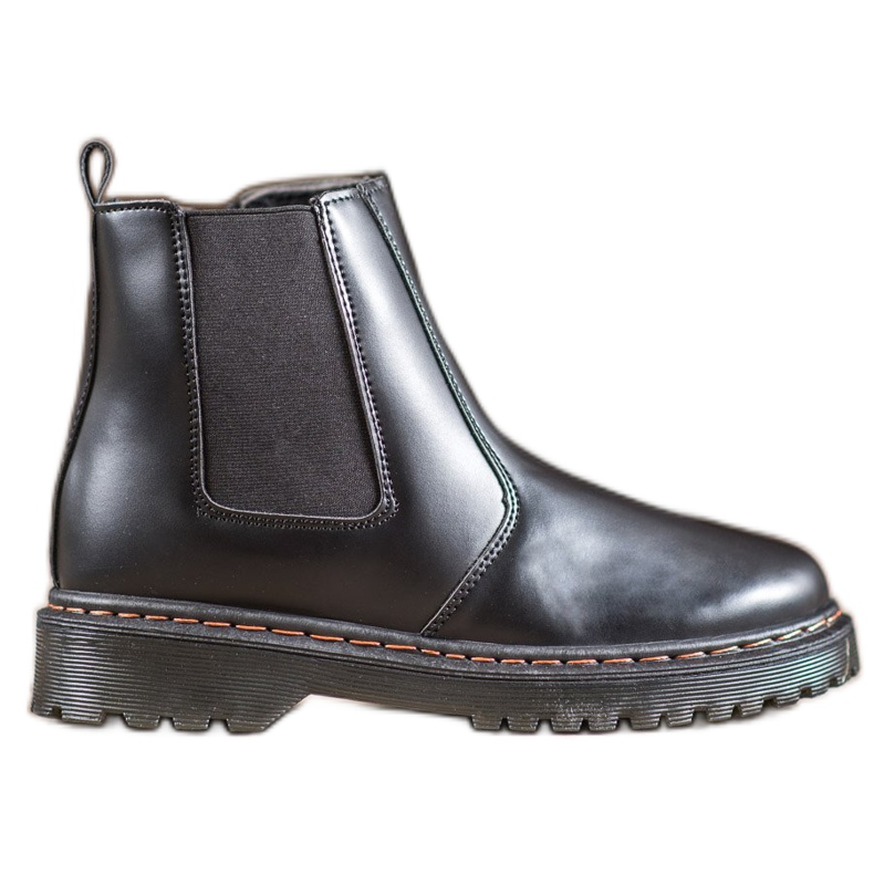 SHELOVET Botines chelsea en la plataforma negro