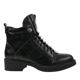 Botas negras planas con aislamiento CR-3366 negro