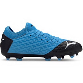 Botas de fútbol Puma Future 5.4 Fg Ag Jr 105810 01 azul marino azul