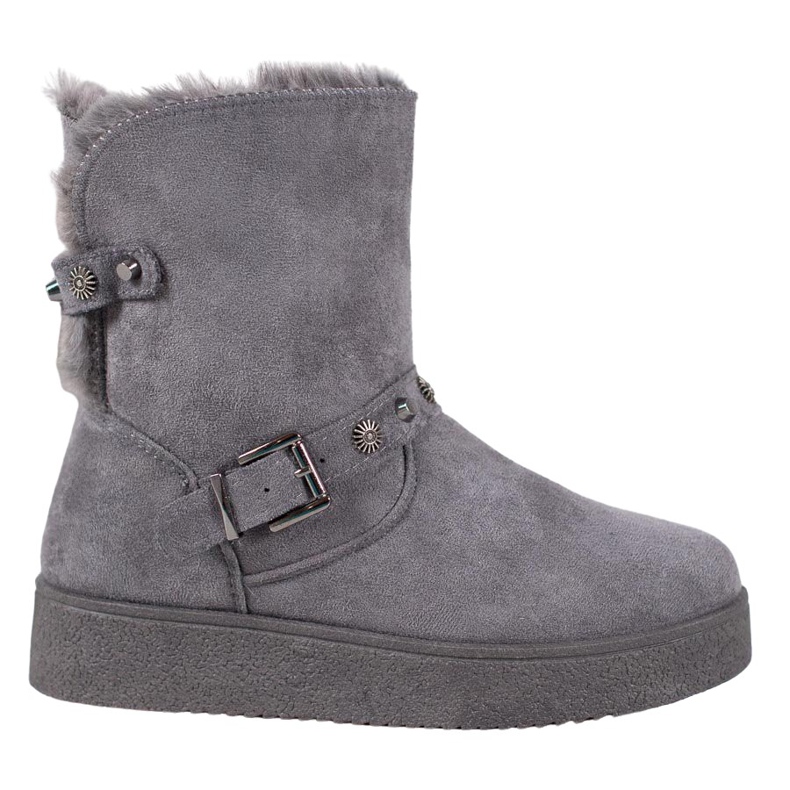SHELOVET Mukluki con chorros gris