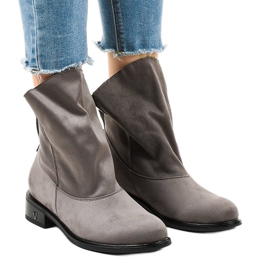 Botas grises planas aislantes 6672-7