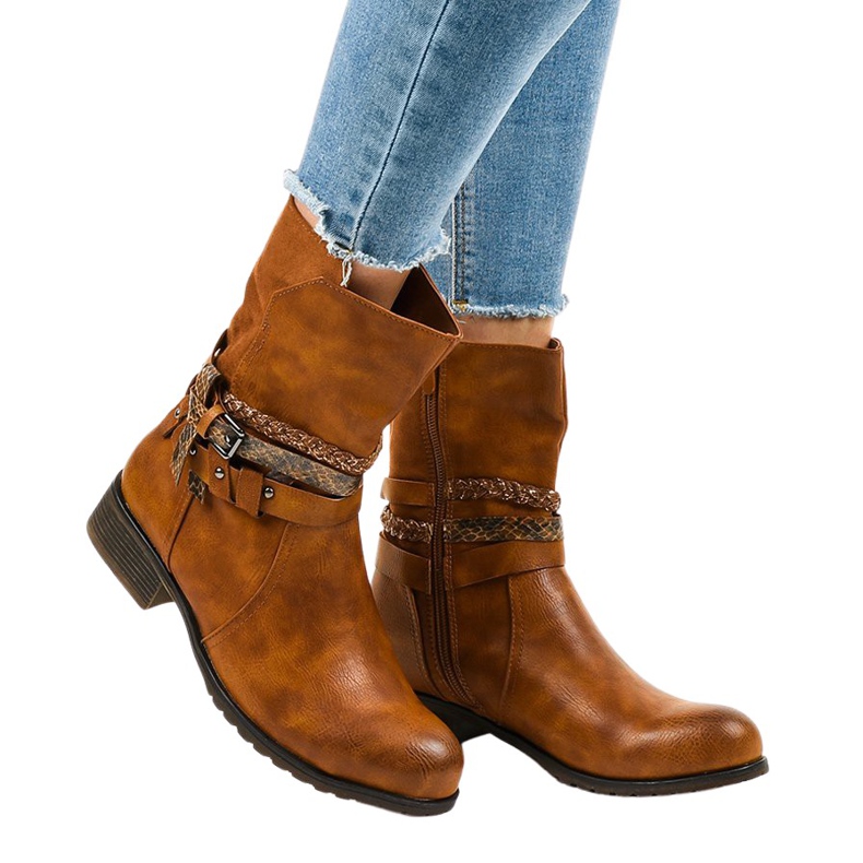 Botas marrones con aislamiento plano 4440 marrón Botas marrones con aislamiento plano 4440 marrón