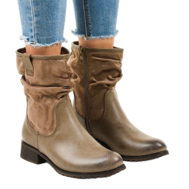 Botas marrones con aislamiento plano 3431 marrón