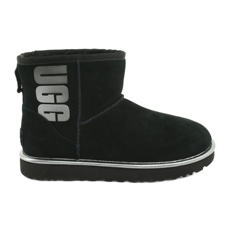 Ugg Classic Mini Ugg Rubber Logo W 1110087-BMT Zapatillas negro gris