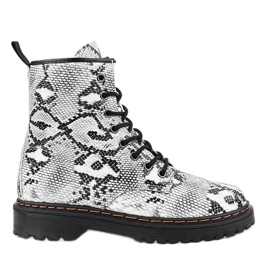 Botas con aislamiento de serpiente DJH01-1 blanco negro