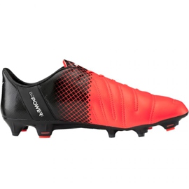 Botas de fútbol Puma evoPOWER 1.3 Lth Fg M 103850 01 multicolor naranja