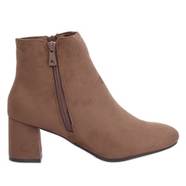 Botas de tacón beige K1825116 Taupe