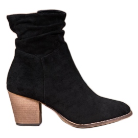 SHELOVET Botas casuales en un poste negro