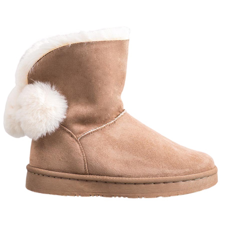 SHELOVET Warm Suede Mukluki marrón