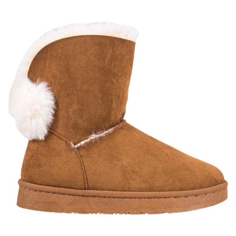 SHELOVET Warm Suede Mukluki marrón
