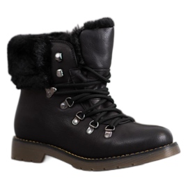 Forever Folie Botas con piel negro