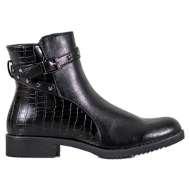 J. Star Botas negras cálidas negro