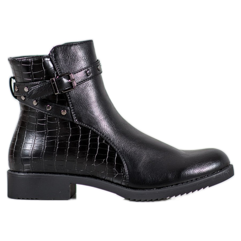 J. Star Botas negras cálidas negro