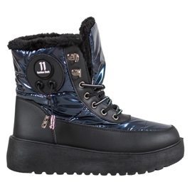 Bella Paris Botas de nieve de moda azul