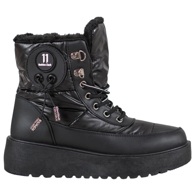 Bella Paris Botas de nieve de moda negro