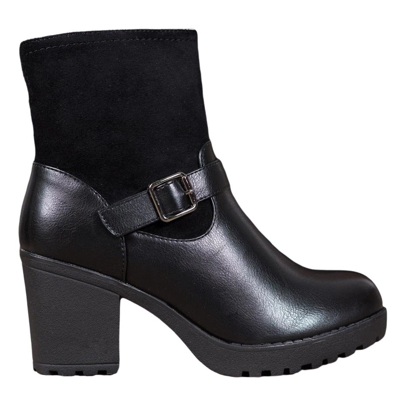 J. Star Botas de moda en la plataforma negro