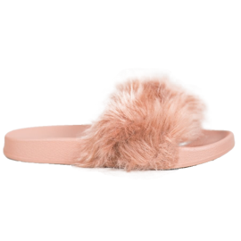 SHELOVET Zapatillas de Goma con Piel multicolor