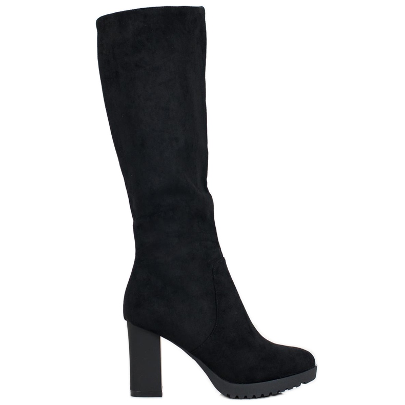 SHELOVET Botas de ante negro
