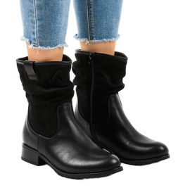 Botas negras planas aislantes 3431 negro Botas negras planas aislantes 3431 negro