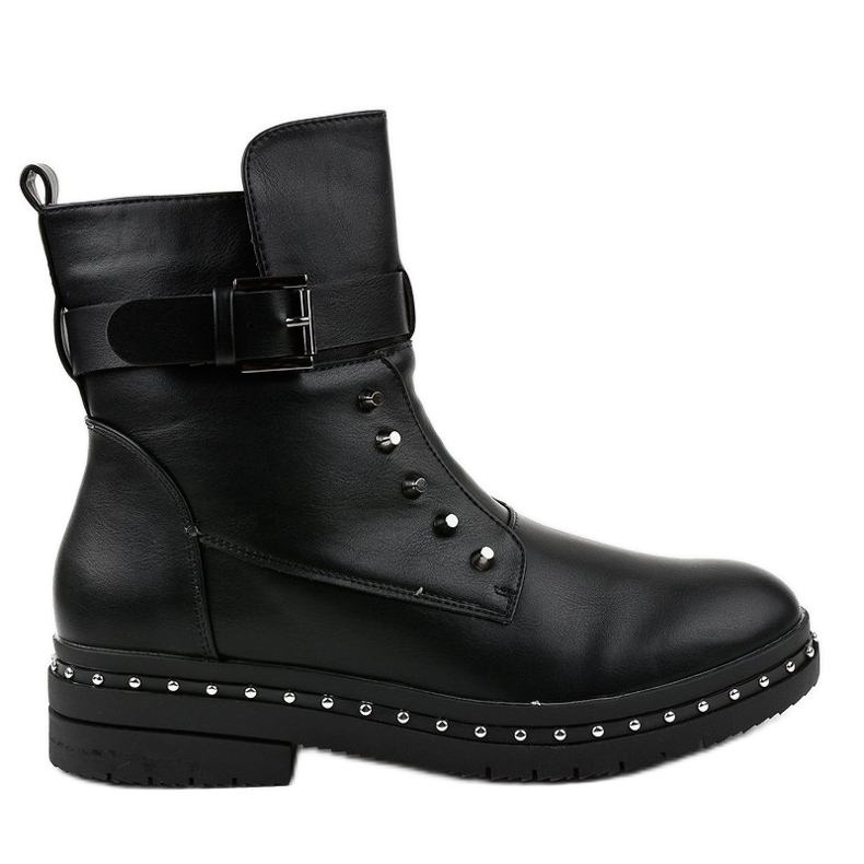 Botas negras planas con aislamiento 1946-9 negro Botas negras planas con aislamiento 1946-9 negro