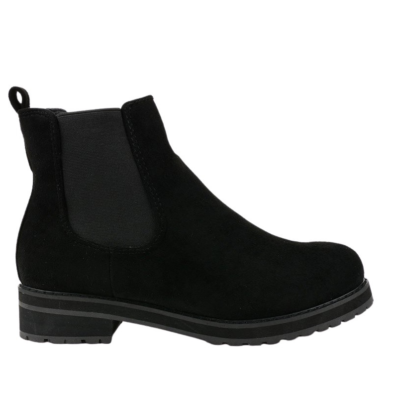 Botas negras aisladas F-3799 negro Botas negras aisladas F-3799 negro