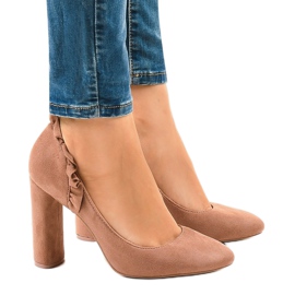 Tacones altos ante rosa LE037P