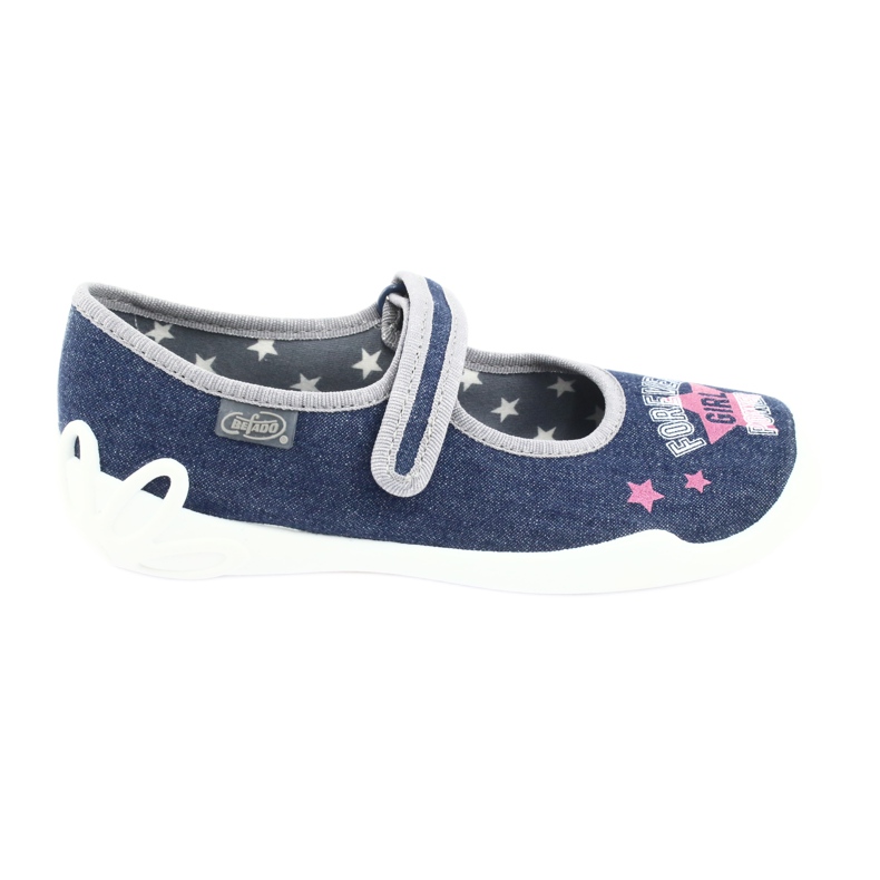 Calzado infantil befado 114Y369 azul rosado gris