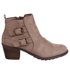Botas de tacón beige K1809305 Taupe