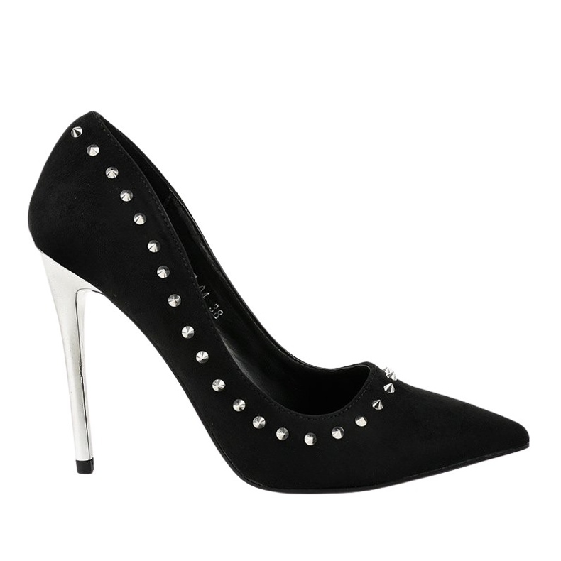 Bombas negras en el talón NF-04 negro Bombas negras en el talón NF-04 negro