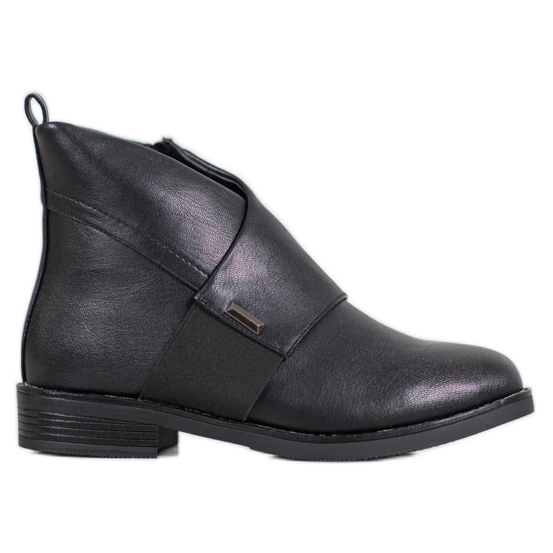 ENPLUS Elegantes botas negras negro