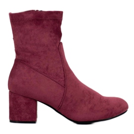 J. Star Botas burdeos clásicas rojo