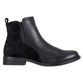 J. Star Elegantes botas negras negro J. Star Elegantes botas negras negro