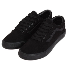 Zapatillas de mujer negras B70A NEGRO / NEGRO Ii Calidad