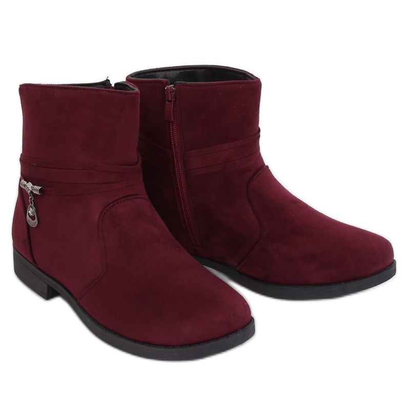 Botas mujer ante burdeos MP-53 Red Ii Genre rojo Botas mujer ante burdeos MP-53 Red Ii Genre rojo