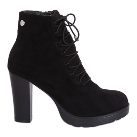 Botas de plataforma negras BK3235 Black Ii Género negro
