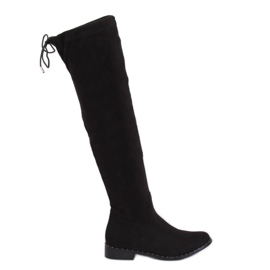 Bota de ante negra QT04P Black II Quality negro Bota de ante negra QT04P Black II Quality negro