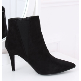 Botas Jodhpur negras en ante negro TX-1852 Negro