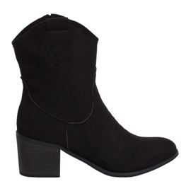 Bota cowboy ante negra 5689 Black negro