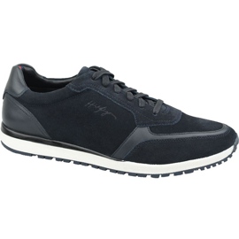 Zapatos Tommy Hilfiger Premium Suede Runner M FM0FM02551 Cki azul marino