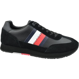 Zapatos Tommy Hilfiger Corporate Leather Flag Runner M FM0FM02380 990 negro Zapatos Tommy Hilfiger Corporate Leather Flag Runner M FM0FM02380 990 negro