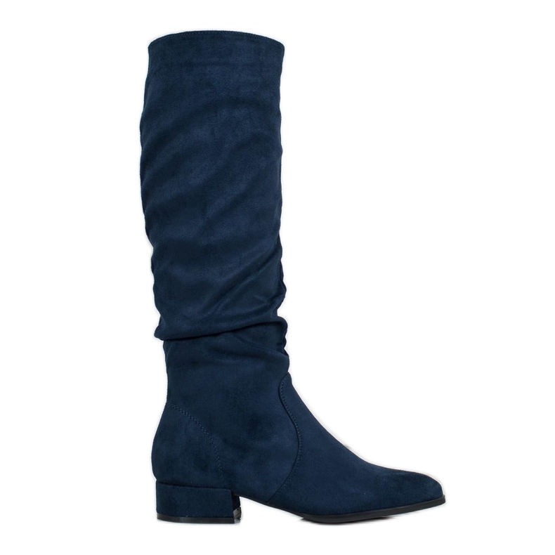 Super Mode Botas Clásicas Azul Marino