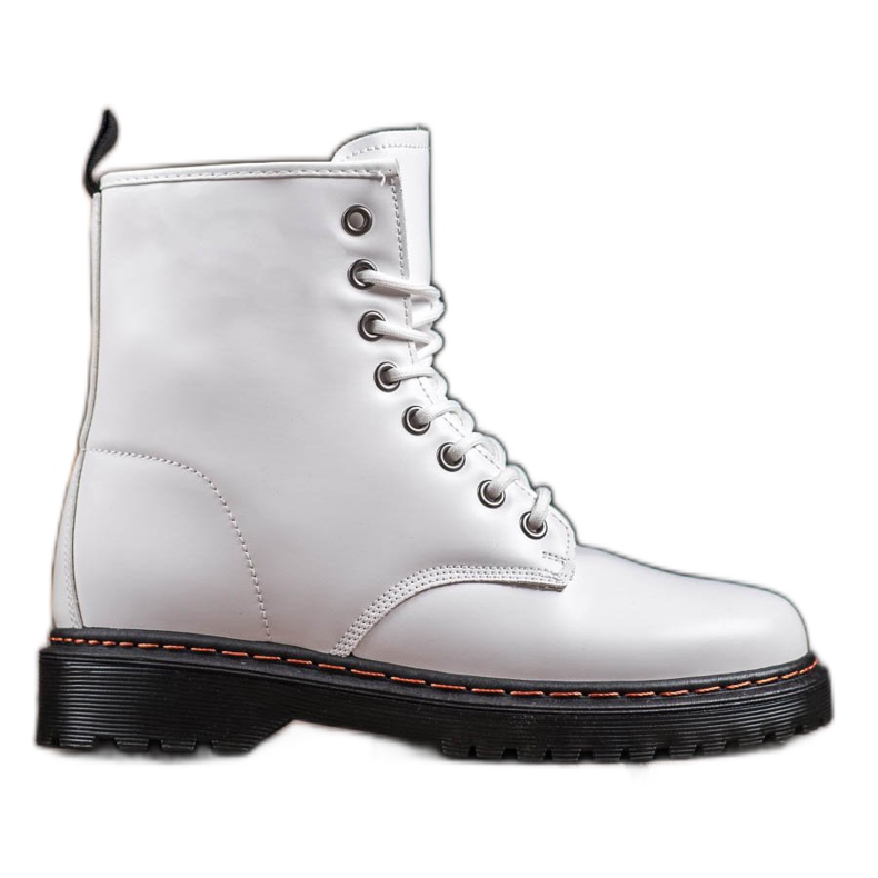 SHELOVET Trabajadores blancos con cuero ecológico