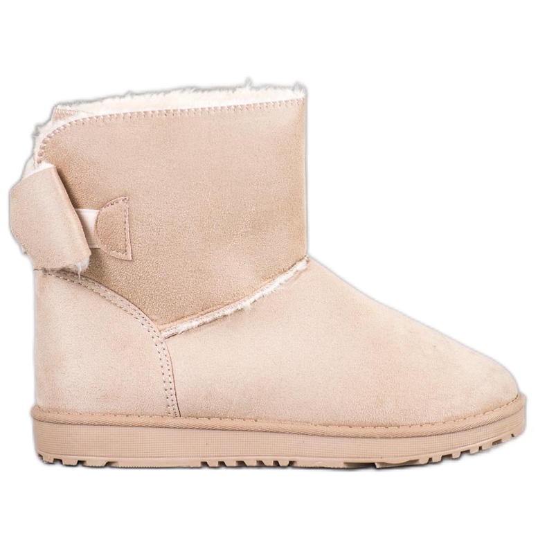 SHELOVET Mukluki beige con lazo