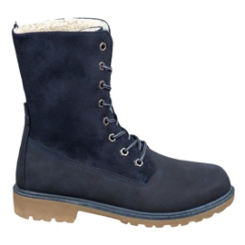 Super Me Botas con cordones azul