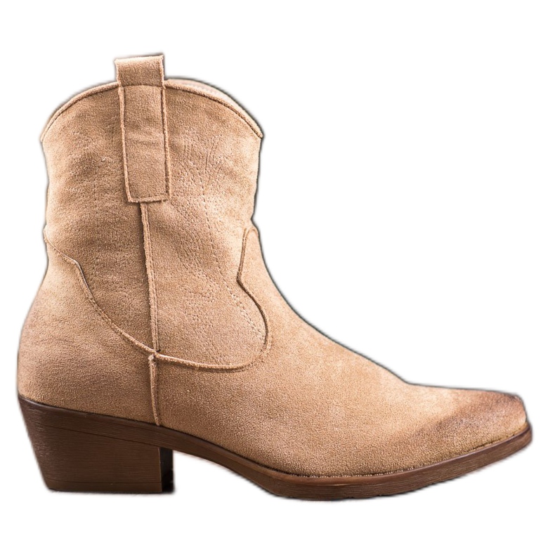 Seastar Botas de vaquero calientes con tacones altos marrón