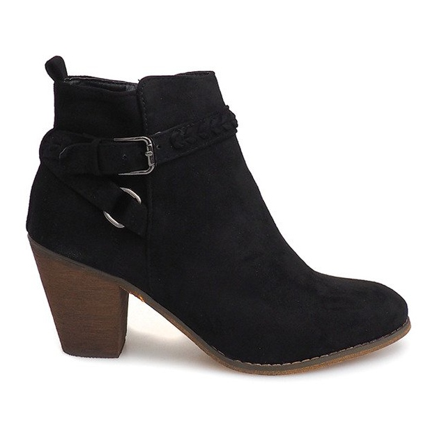 Boots On Heel 99-267 Negro