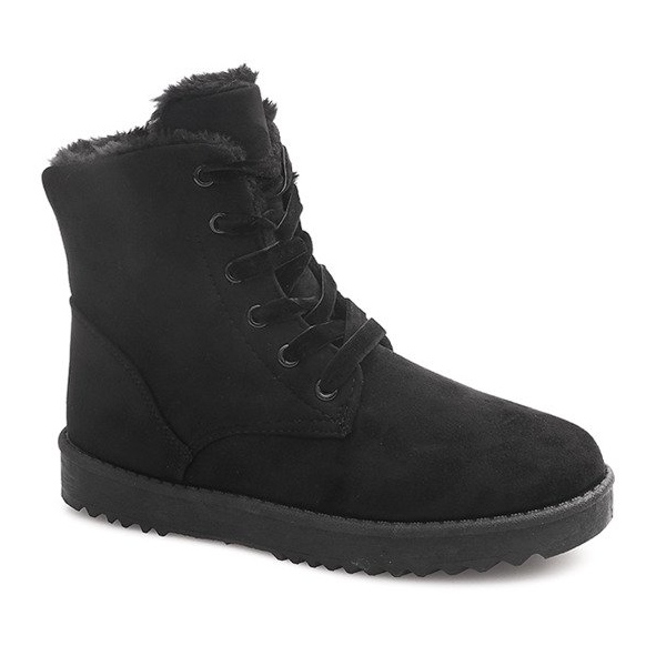 Inuit con cordones A302 Black negro